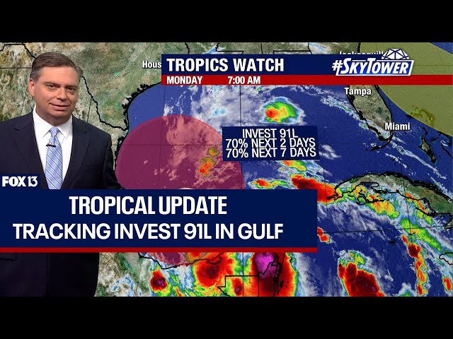 Tropical depression or storm may form in Gulf