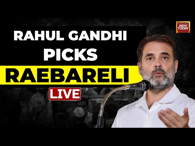 ⁣Rahul Gandhi LIVE: Congress Press Conference Live | Rahul Gandhi Picks Raebareli | India Today Live