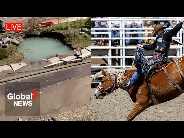 ⁣Calgary water main break: Stampede CEO joins mayor, emergency officials for Day 12 update | LIVE