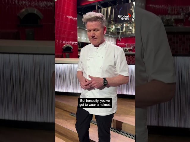⁣Gordon Ramsay "lucky to be alive" after bike accident, shows off nasty bruise