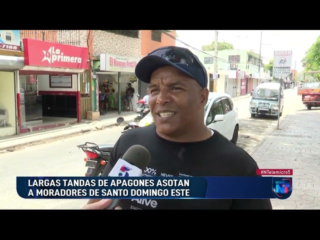 Apagones castigan moradores de Santo Domingo Este