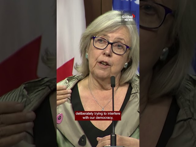 ⁣"Get their asses out of Canada": Elizabeth May calls for unity against hostile foreign int