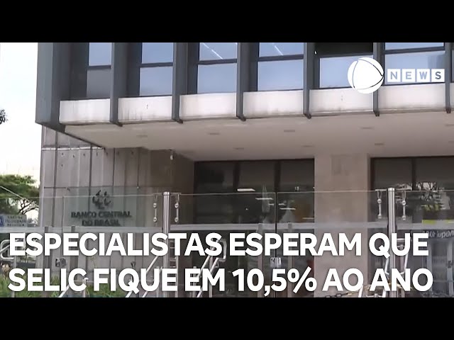 Especialistas esperam manutenção da SELIC em 10,5% ao ano