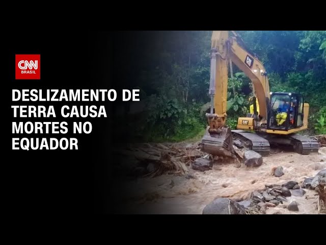 Deslizamento de terra causa mortes no Equador | BASTIDORES CNN