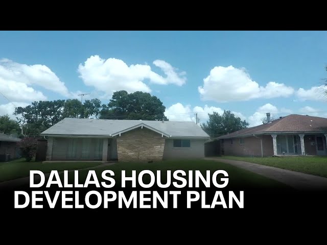 ⁣Dallas city leaders compromise on new housing development plan