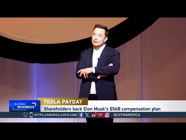 ⁣Global Business: Tesla shareholders meeting