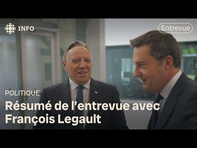 ⁣Les faits saillants de l’entrevue de François Legault avec Patrice Roy