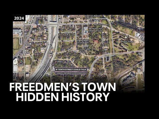 ⁣SMU student documenting hidden history of Oak Cliff Freedmen’s Town