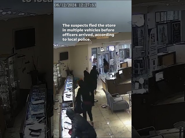 ⁣Group of thieves rob Bay Area jewelry store, several arrested #Shorts