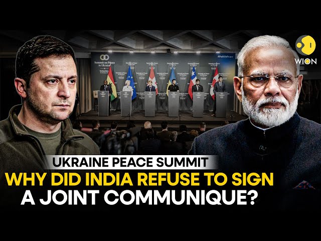 ⁣India among countries who failed to sign up to a joint communique at Ukraine peace summit | WION