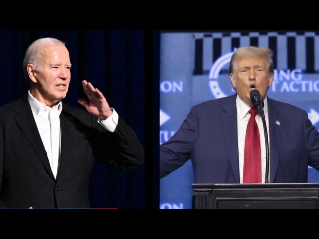 ⁣Biden and Trump hit campaign trail ahead of debate