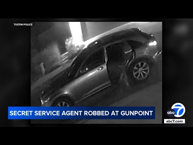 ⁣Secret Service agent robbed at gunpoint in Tustin during Biden's visit to SoCal