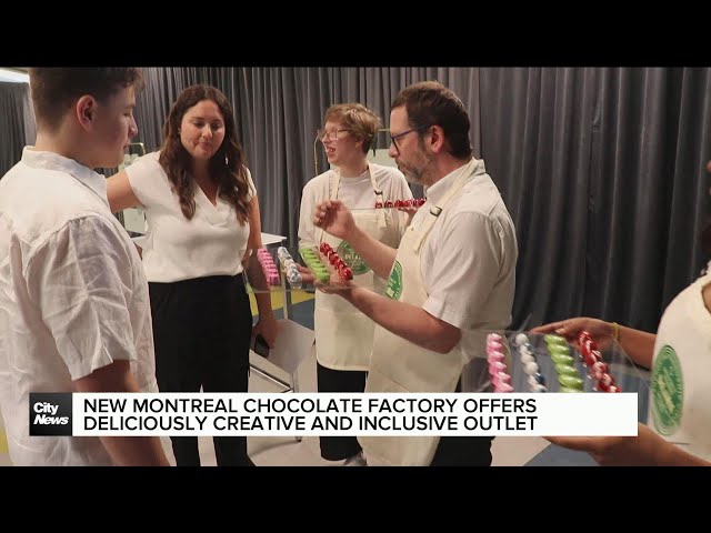 ⁣Inside a new Montreal chocolate factory celebrating inclusion