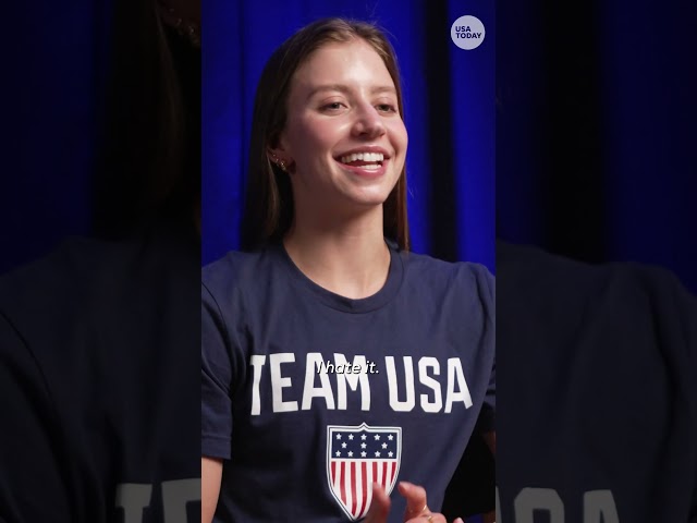 ⁣Team USA Olympic swimmers tell us their favorite, and least favorite, swim strokes #shorts