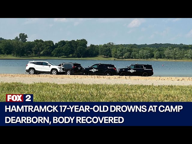 ⁣Hamtramck 17-year-old drowns at Camp Dearborn