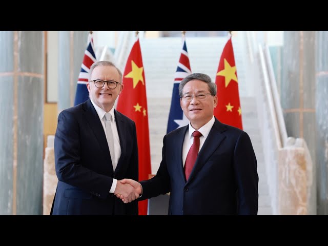 ⁣Le Premier ministre chinois s'entretient avec son homologue australien