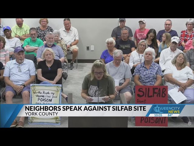 ⁣York County neighbors speak out against Silfab site