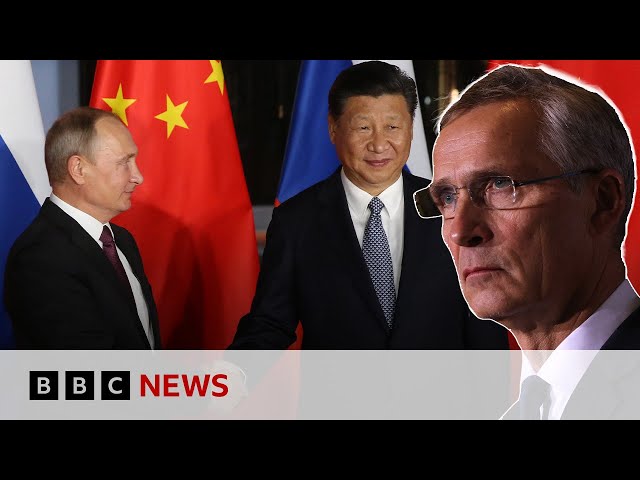 ⁣China-Russia relationship is concerning, says Nato secretary-general | BBC News