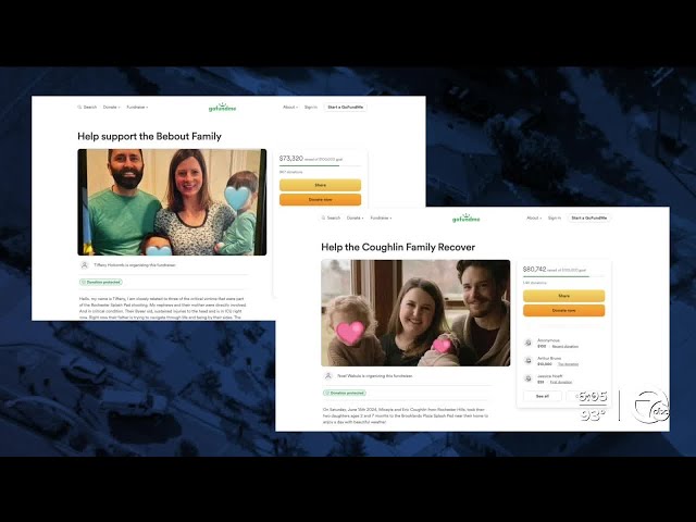 ⁣Here are the GoFundMe pages verified by officials after splash pad shooting