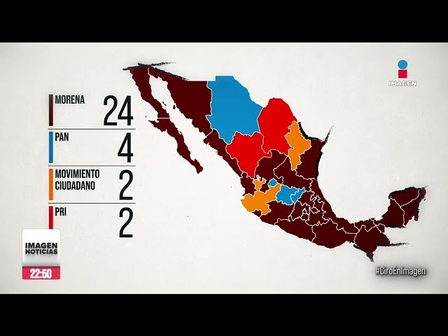 ⁣Así se ve el nuevo mapa electoral mexicano tras el tsunami morenista | Ciro Gómez Leyva