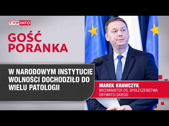 Marek Krawczyk: w Narodowym Instytucie Wolności dochodziło do wielu patologii | GOŚĆ PORANKA