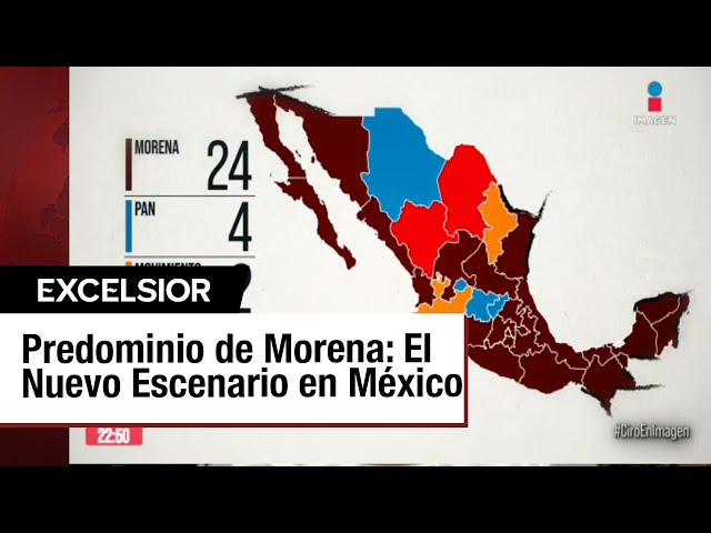 Nuevo Mapa Electoral de México: Dominio de Morena con Pocos Enclaves de Oposición