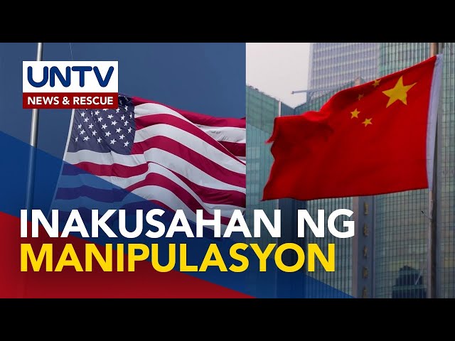 ⁣US, inakusahan ng China ng pagkakalat ng fake news at paninira sa kanilang imahe sa ibang bansa