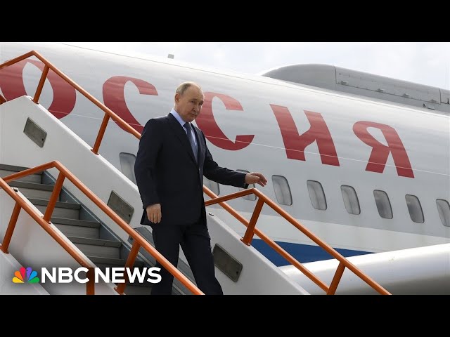 ⁣Russian President Putin travels to North Korea