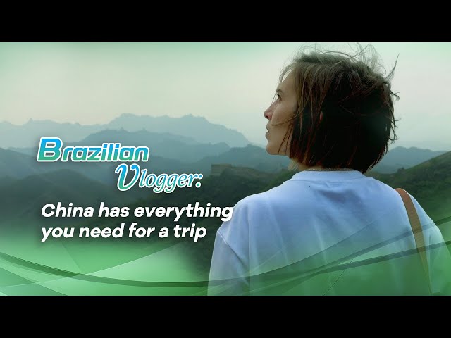 ⁣Brazilian vlogger: China has everything you need for a trip
