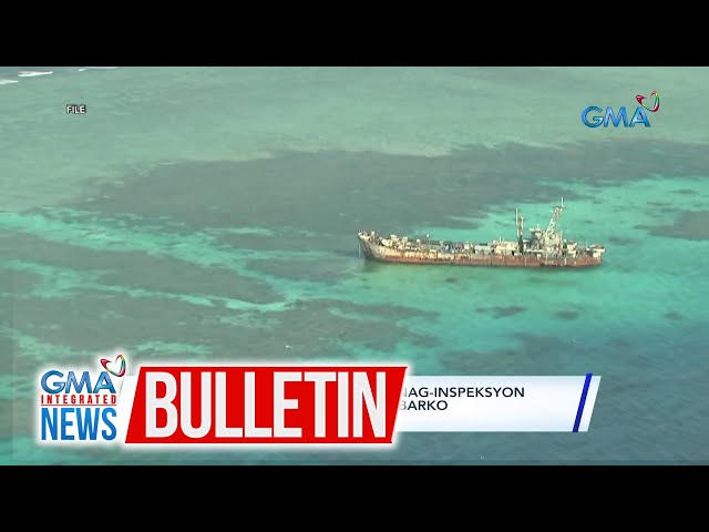 ⁣China coast guard - Sumampa at nag-inspeksyon ang mga tauhan ng... | GMA Integrated News Bulletin