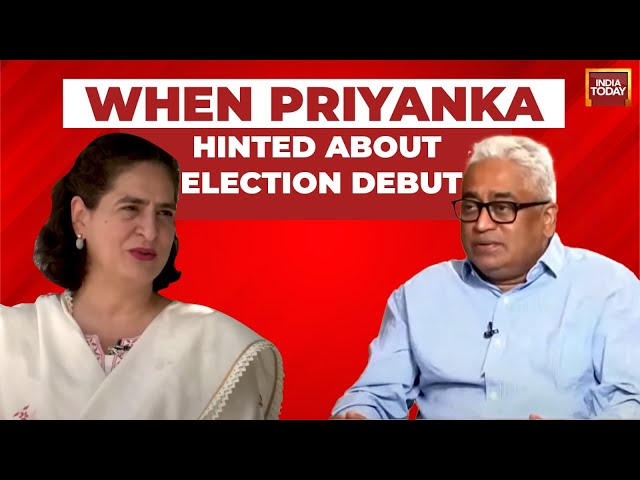 ⁣LIVE: When Priyanka Hinted About Election Debut 2024 | Priyanka Gandhi Interview | India Today LIVE