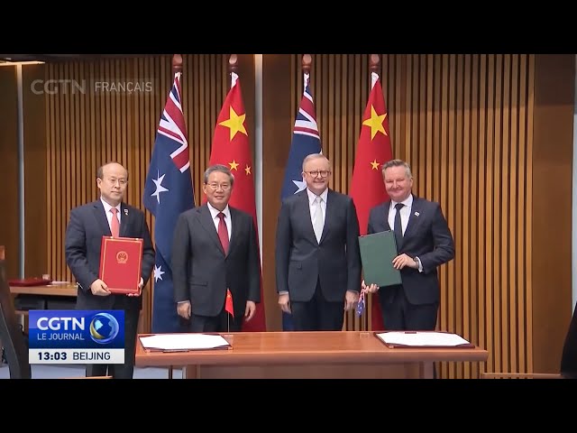 ⁣Chine-Australie : Li Qiang s'entretient avec son homologue australien Anthony Albanese