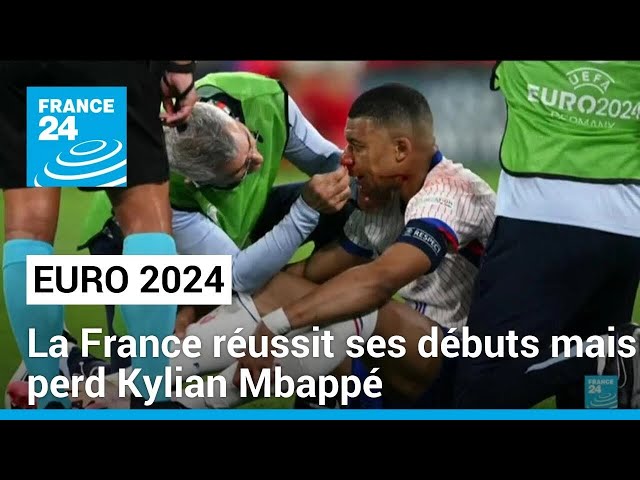 ⁣Euro 2024: la France réussit ses débuts mais perd Kylian Mbappé • FRANCE 24