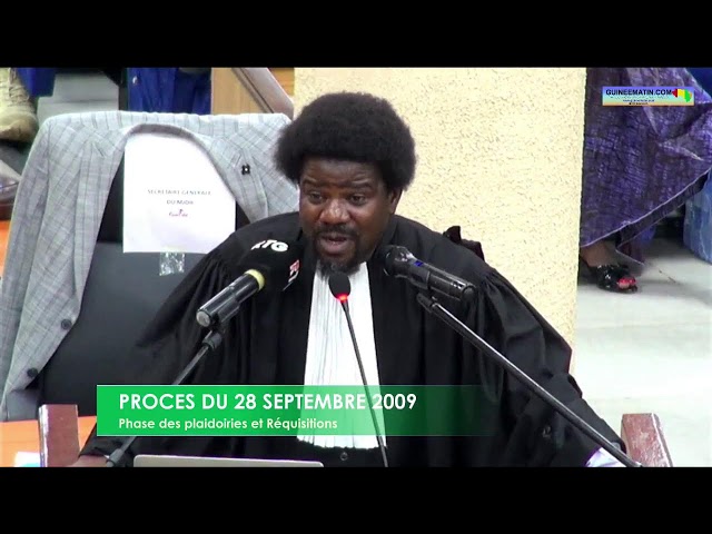 ⁣ Audience du 18 Juin 2024 : Suite des plaidoiries des avocats de capitaine  Moussa Dadis Camara