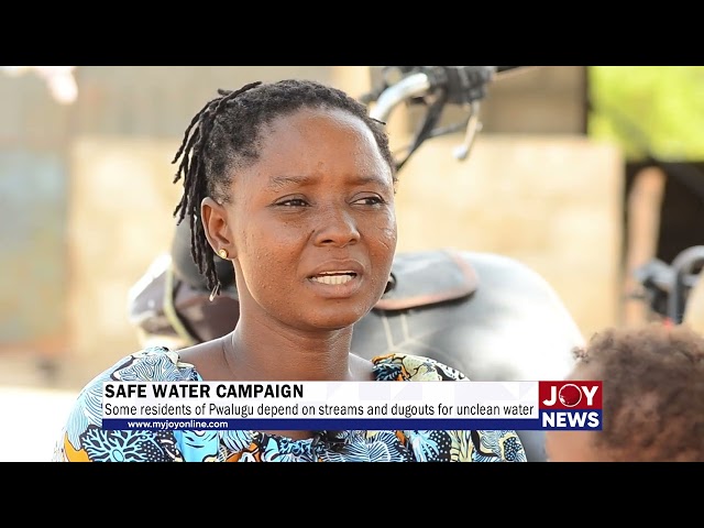 ⁣Safe water campaign: Some residents of Pwalugu depend on streams and dugouts for unclean water