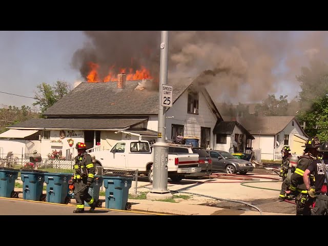 ⁣2 people in hospital after Colorado house fire