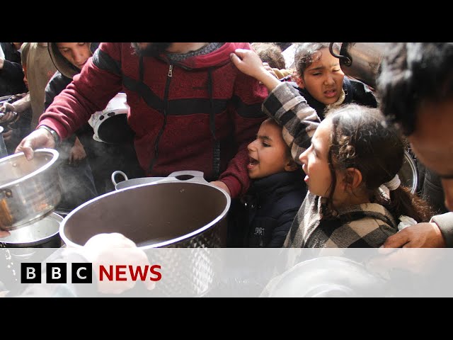 ⁣Warnings of famine in northern Gaza | BBC News