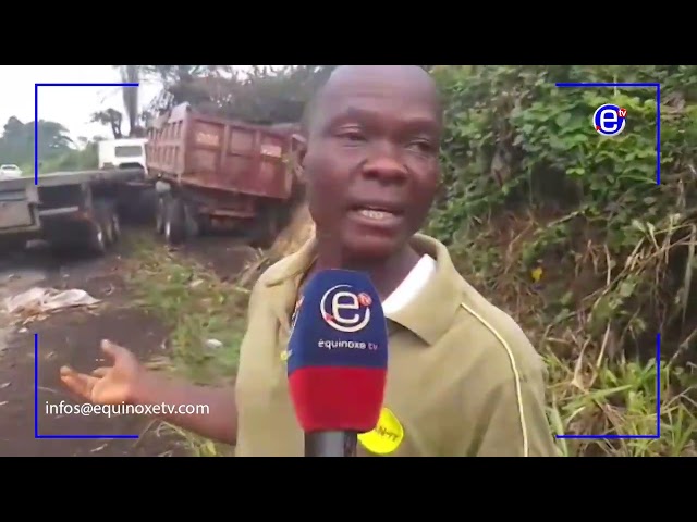 ⁣TRAFFIC ACCIDENT ON THE DOUALA-BAFOUSSAM ROAD - EQUINOXE TV