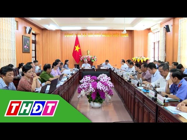 ⁣Thẩm tra nội dung Kỳ họp HĐND tỉnh Đồng Tháp | THDT