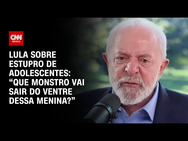 ⁣Lula sobre estupro de adolescentes: “Que monstro vai sair do ventre dessa menina?” | LIVE CNN