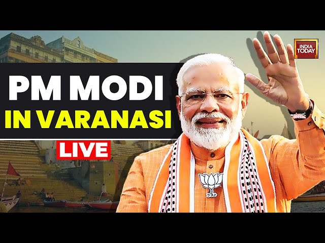 ⁣PM Modi Live: PM Narendra Modi To Visit Varanasi After Winning Elections 2024 | India Today Live
