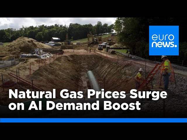 Natural gas prices surge as artificial intelligence boom raises demand | euronews 