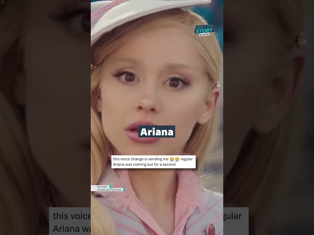 ⁣Fans stunned as Ariana Grande changes voice pitch #itvnews