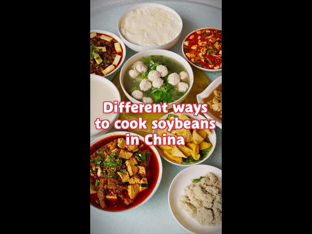 ⁣How Chinese cook diverse delicacies with soybeans