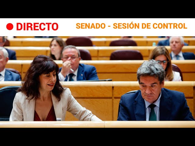 ⁣SENADO  EN DIRECTO: SESIÓN de CONTROL al GOBIERNO (18/06/2024) | RTVE Noticias