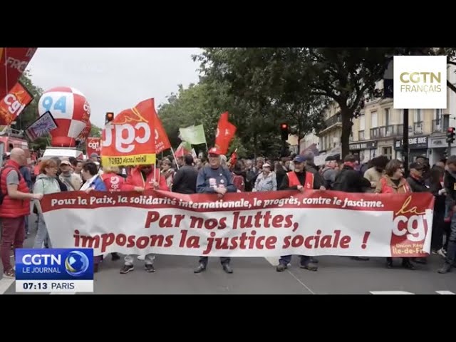 ⁣À Paris, 75 000 manifestants contre le RNselon la préfecture de Police