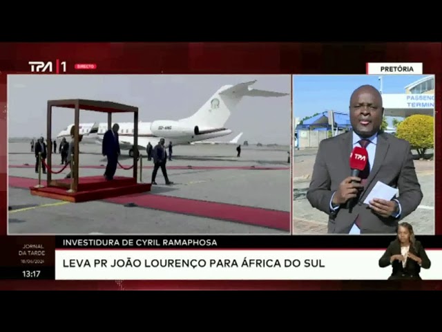 Investidura de Cyril Ramaphosa - Leva PR João Lourenço para África do Sul