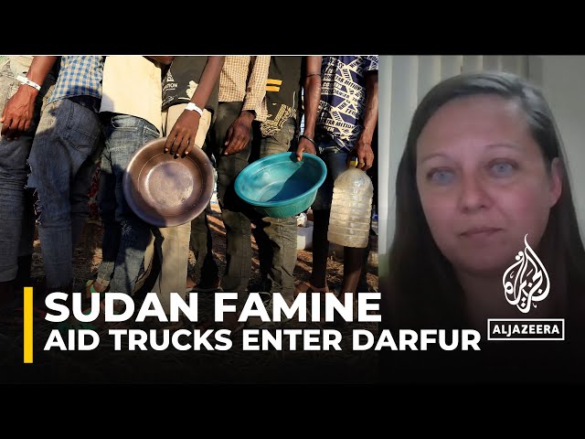 ⁣Fighting famine in Sudan: UN trucks carrying food aid enter Darfur region