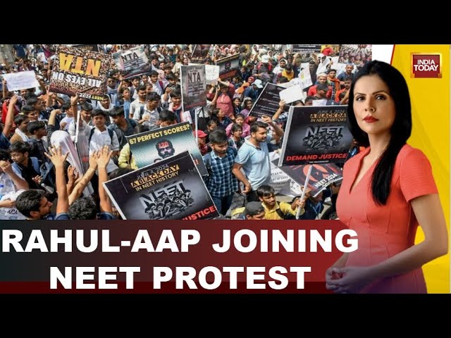 ⁣LIVE: To The Point With Preeti Choudhry |NEET Row | Rahul Gandhi -AAP Joining NEET Protest Live News