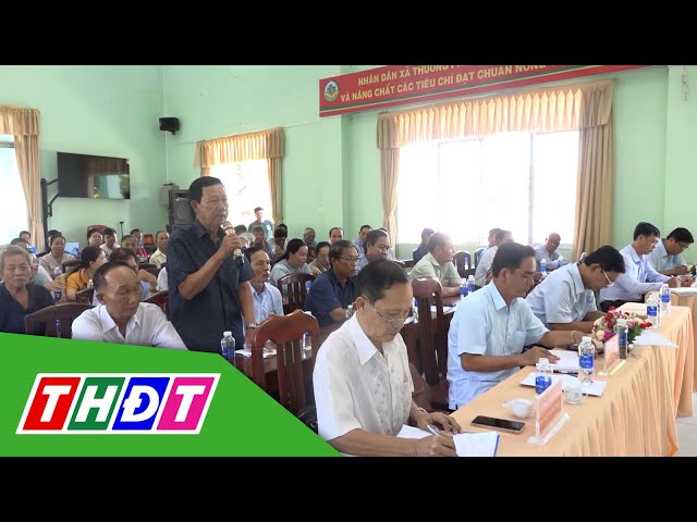⁣Đại biểu HĐND tỉnh Đồng Tháp tiếp xúc cử tri | THDT